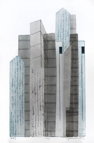 Tiefdruck: City
